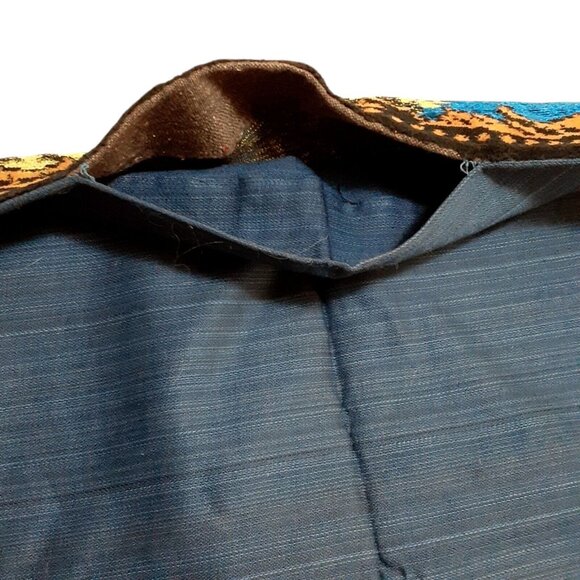 Tapestry Pillow Cover Italian Pastoral Scene Estate Made in Italy 18" Square - Picture 7 of 10